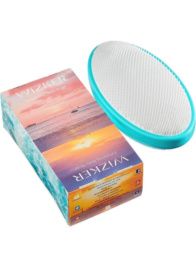 Wizker Ingrown Hair Brush, All-In-One Exfoliating Face Body Scrubber - Image 1